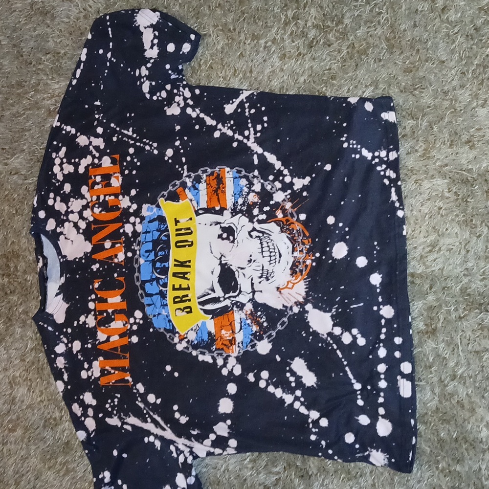 Kids Graphic T-Shirt - Black and White - Picture 3 of 3